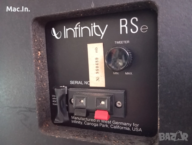ТОНКОЛОНИ INFINITY RSe , снимка 10 - Тонколони - 52723670