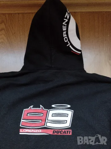 Ducati / Jorge Lorenzo - Hoodie мъжки суичър на Дукати, снимка 9 - Суичъри - 48560024