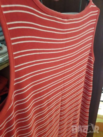 Дълга лятна рокля без ръкав с цепка, снимка 3 - Рокли - 28958751