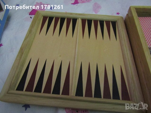 Дървена игра 7в1, снимка 2 - Настолни игри - 32320613
