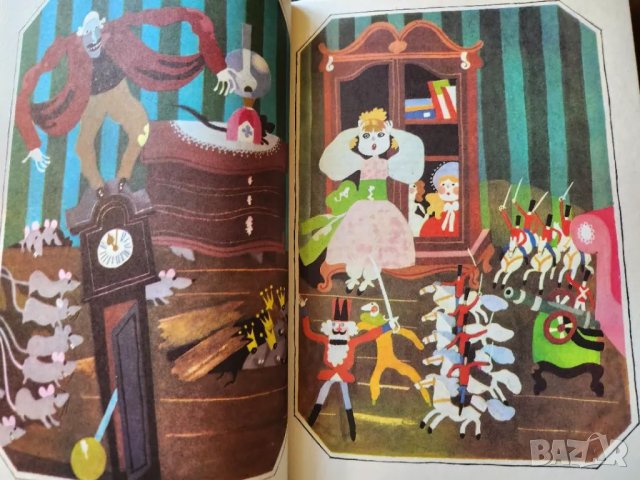 Приказки - от Ернст Т.А. Хофман, вкл. "Лешникотрошката" (балета на Чайковски), превод от немски, снимка 4 - Детски книжки - 50234864