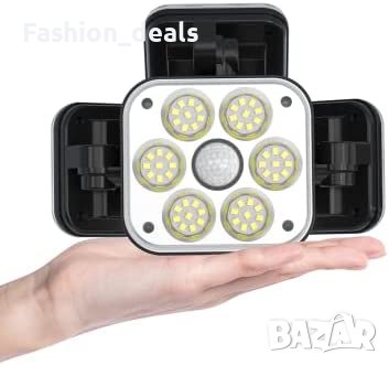 Нова соларна светлина сензор за движение Лампа градина двор осветление, снимка 6 - Соларни лампи - 40721109