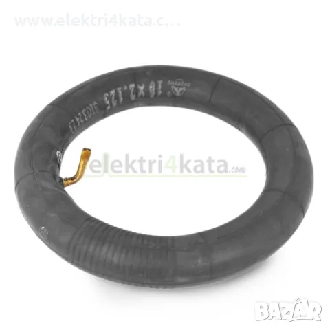 Вътрешна гума 10х2.125 (крив вентил 45°)