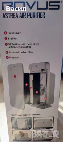 Уред за пречистване на въздуха, снимка 4 - Овлажнители и пречистватели за въздух - 50288498