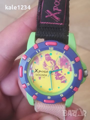 Спортен часовник SEKONDA Xpose. Японски механизъм. Сноуборд. Като нов! , снимка 2 - Мъжки - 38097274