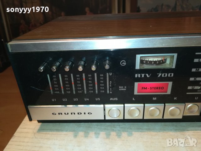 GRUNDIG RETRO RECEIVER-SWISS 2912211001, снимка 4 - Ресийвъри, усилватели, смесителни пултове - 35265358
