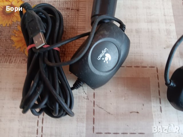 Logitech Microphone Model A-0060A USB Black Konami - Tested, снимка 3 - Микрофони - 43042891