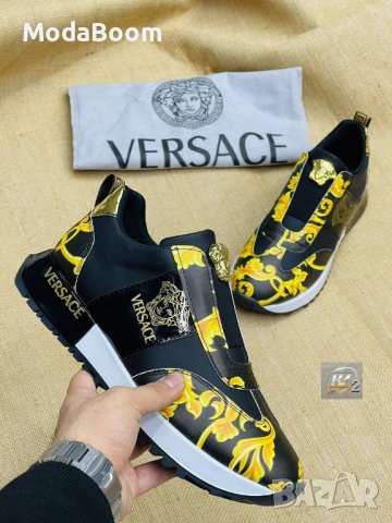 💥Versace уникални и стилни мъжки обувки / два цвята💥, снимка 1 - Маратонки - 43573627