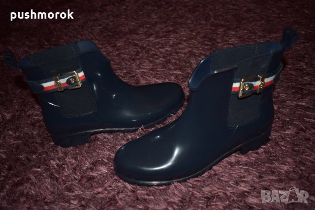 Tommy Hilfiger rubber boots, снимка 2 - Дамски боти - 27696281