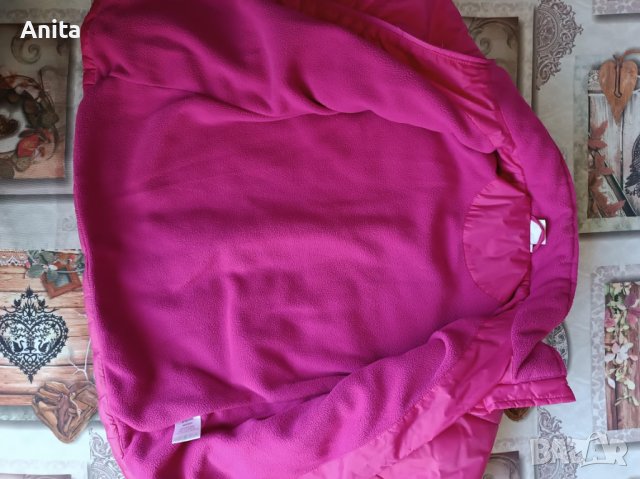 яке за момиче с полар  5/6 , снимка 2 - Детски якета и елеци - 43971513