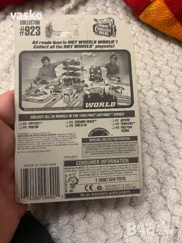 Hotwheels 1999-Turbolence, снимка 6 - Колекции - 49653758