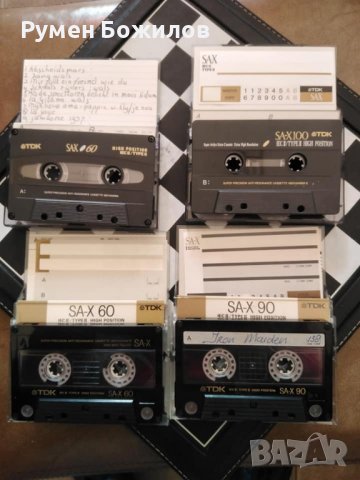 10 касети TDK SA-X, снимка 5 - Аудио касети - 43681332