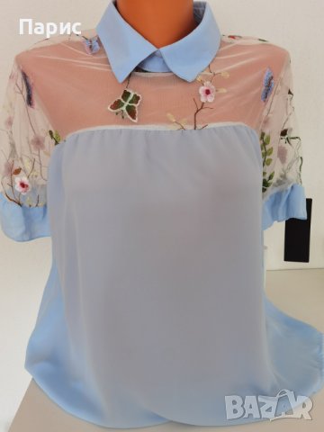  Уникален модел дамски топ, снимка 4 - Ризи - 17362031