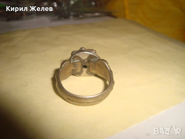 ВЪЗРОЖДЕНСКИ 18 ВЕК СРЕБЪРЕН ПРЪСТЕН РЪЧНА КУЮМДЖИЙЙСКА СТАРА ИЗРАБОТКА НАКИТ за НОСИЯ САЧАН 22611, снимка 12 - Антикварни и старинни предмети - 33045433