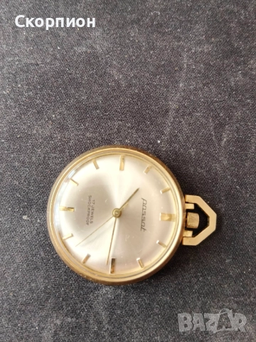 Швейцарски джобен часовник - PASAT - 17 - RUBELS с позлата, снимка 2 - Джобни - 51777420