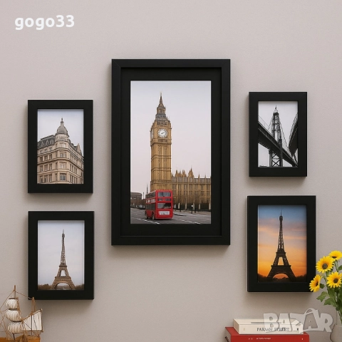 Комплект рамки за снимки в различни размери, снимка 7 - Други - 51413447