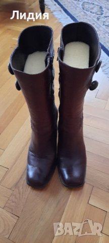 Елегантни ботуши естествена кожа , снимка 4 - Дамски ботуши - 39004129