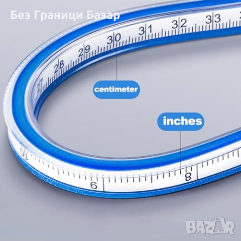 Нова Професионална Линийка за Измерване 50 см - Дърво, Облекло, снимка 2 - Други стоки за дома - 43670132