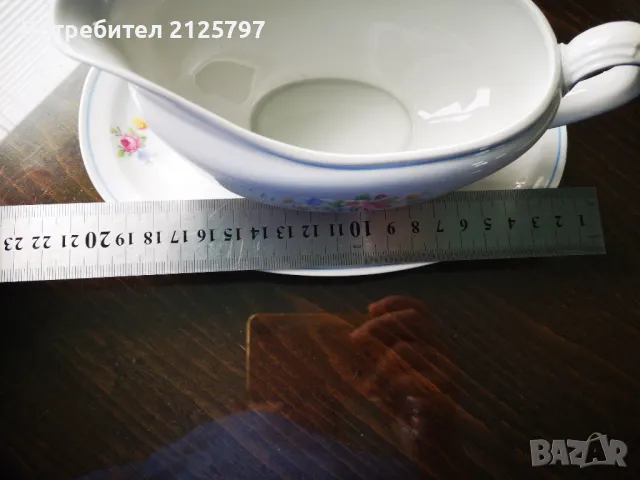 Порцеланова сосиера Zeh Scherzer 60 Jahre Bavaria, Germany , снимка 7 - Антикварни и старинни предмети - 49798073