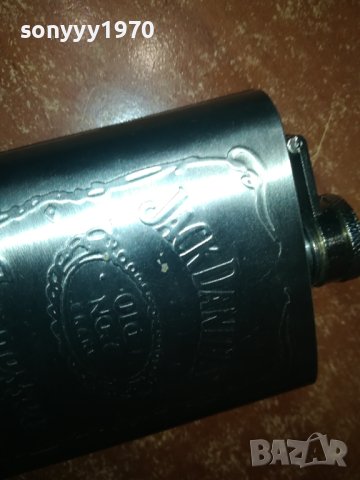 JACK DANIELS-МЕТАЛНО ДЖОБНО ШИШЕ 2112231315, снимка 7 - Антикварни и старинни предмети - 43500898