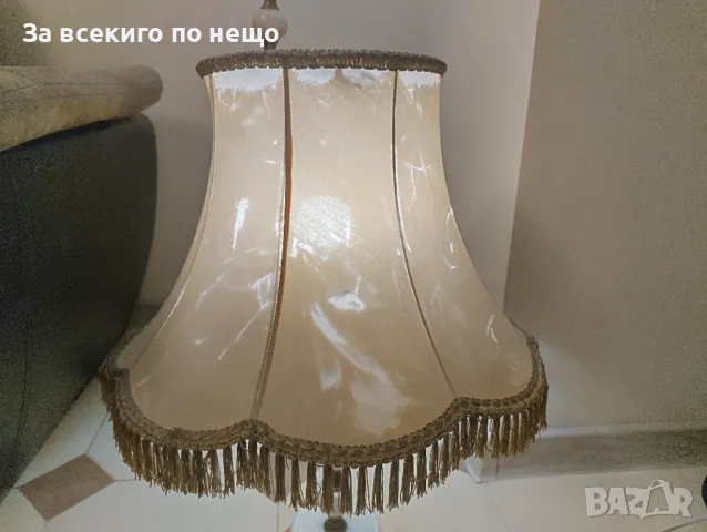 Голям и малък лампион с мраморни крака. Нощни лампи , снимка 12 - Настолни лампи - 49447305