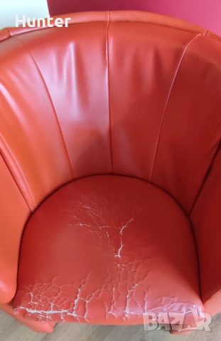 Фотьойл от еко кожа, снимка 3 - Дивани и мека мебел - 51296266