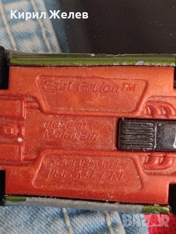 Метална количка FAST FELION MADE IN MALAYSIA рядка за КОЛЕКЦИЯ ДЕКОРАЦИЯ 37603, снимка 9 - Колекции - 40719739