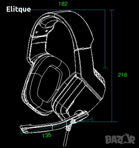 Големи геймърски слушалки с микрофон  PHOINIKAS H-1 - EP4, снимка 8 - Други стоки за дома - 52819301