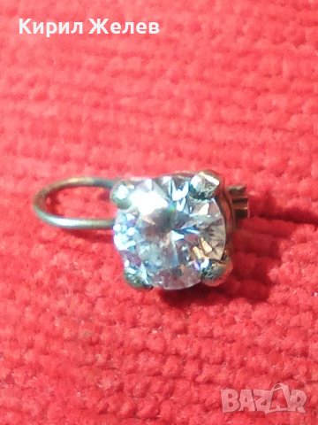 СРЕБЪРНА СКЪПОЦЕННА ОБЕЦА СРЕБРО 925 с ФАСЕТИРАН ЮВЕЛИРНО СКЪП КАМЪК ЦИРКОН 25603, снимка 13 - Обеци - 35819958