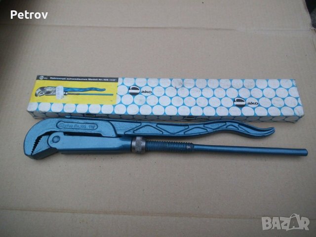 Dako Germany - 1 1/2" ЧИСТО НОВ ВИСОКОКАЧЕСТВЕН / PROFI Тръбен Ключ / ORIGINAL Dako Made in Germany!