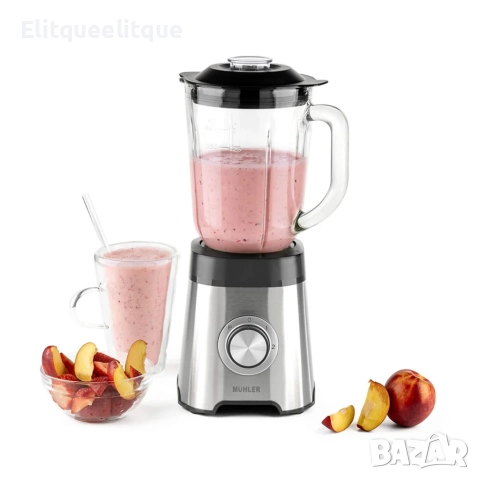 Блендер Muhler, 500W, 1.5 л, стъклена кана, снимка 10 - Блендери - 52331506