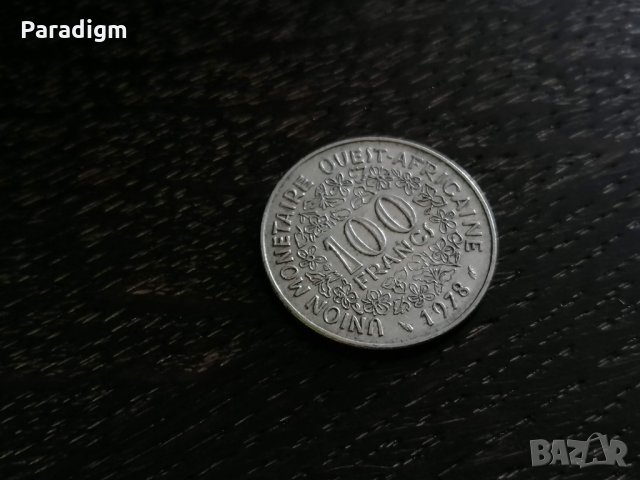 Монета - Западни Африкански Щати - 100 франка | 1978г.