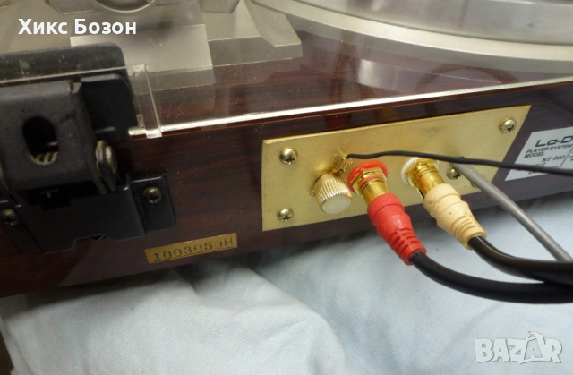 Разкошен изумителен грамофон LO D Hitachi HT 500   от 1983г.  , снимка 11 - Грамофони - 53328440
