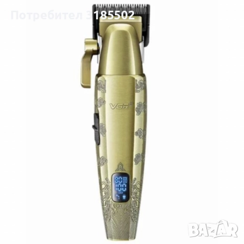 Професионална машинка за подстригване VGR V-036 с мощен мотор, титаниеви ножове и батерия 2600mAh, снимка 4 - Машинки за подстригване - 51500483