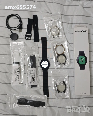 Смарт часовник Samsung Galaxy Watch 4, пълен комплект