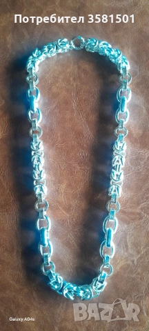 128/Сребърен Синджйр-150гр.🇧🇬, снимка 3 - Колиета, медальони, синджири - 48078142