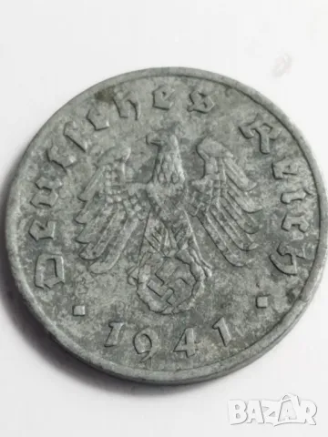 1 пфениг 1941г. Германия, снимка 2 - Нумизматика и бонистика - 48854232