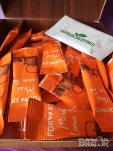 Билкова детоксираща напитка For X5 Lemon Tea 30 сашета, чай за отслабване, снимка 2 - Хранителни добавки - 53217635