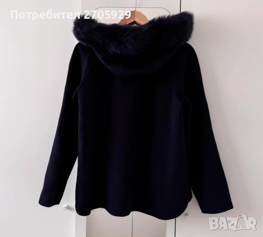 Massimo Dutti тъмносиньо преходно палто, размер S, снимка 5 - Палта, манта - 53422957