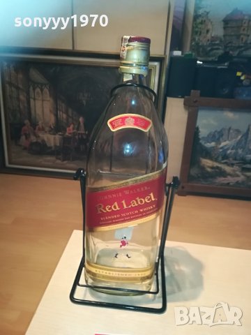 ПОРЪЧАНО!!! johnnie walker-BIG 4.5l празно шише с люлка 1304212050, снимка 2 - Колекции - 32537410