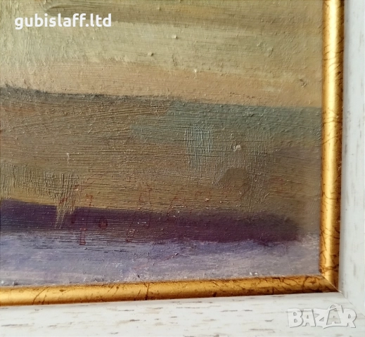 Маслени бои, платно, размер 27х22 см., размер с рамка 37х32см., снимка 3 - Картини - 51704589
