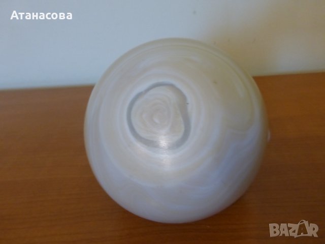 Рядка стъклена Ябълка Мурано 1970 г 1, снимка 7 - Декорация за дома - 43563635