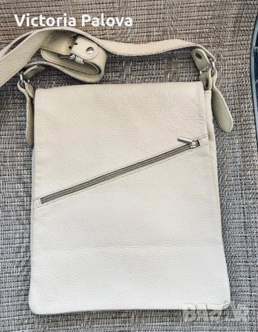 Кожена чанта с дълга дръжка унисекс, снимка 10 - Чанти - 51030650