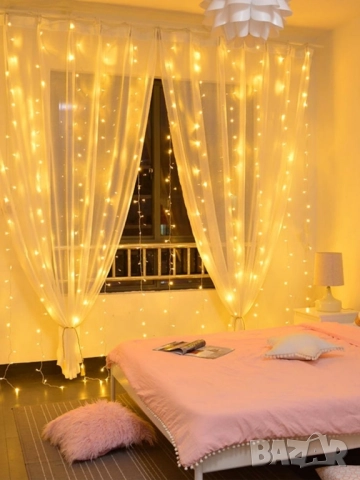 LED светеща завеса