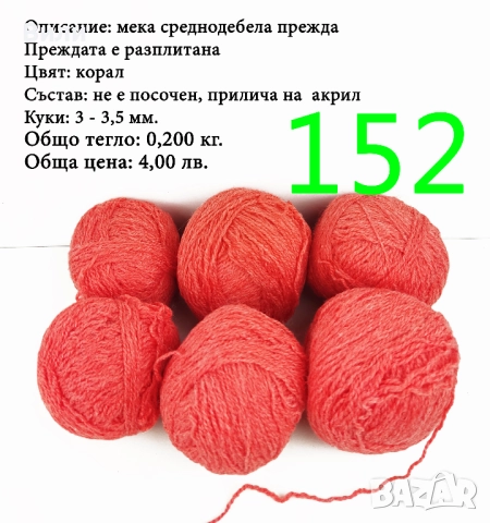 Евтини прежди в малки количества - нови и остатъци , снимка 7 - Други - 52042384