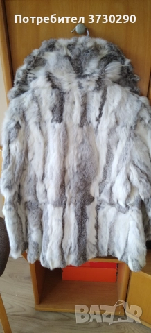 Луксозно дамско палто естествен косъм , снимка 3 - Палта, манта - 52625933