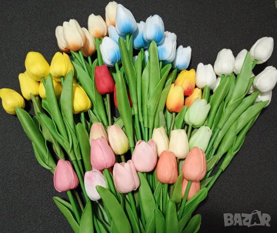 Изкуствени лалета, снимка 8 - Изкуствени цветя - 46316842