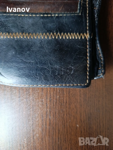 Levi's мъжки кожен портфейл , снимка 5 - Портфейли, портмонета - 53399189