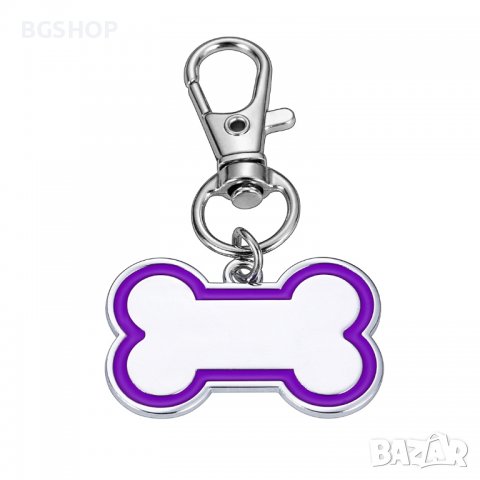 Плочка за гравиране на куче - Purple, снимка 1