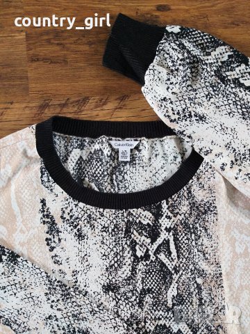 Calvin Klein Tenim - страхотна дамска блуза КАТО НОВА, снимка 3 - Блузи с дълъг ръкав и пуловери - 28990658